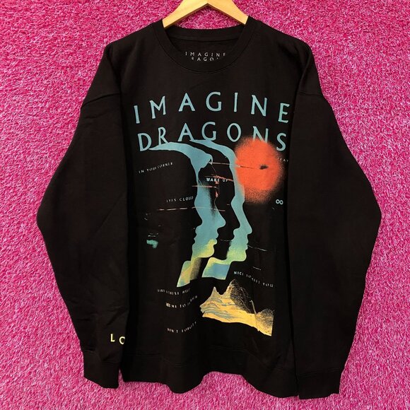 Imagine Dragons Loom World Tour 2024 Crewneck Sweatshirt XL - Picture 1 of 5